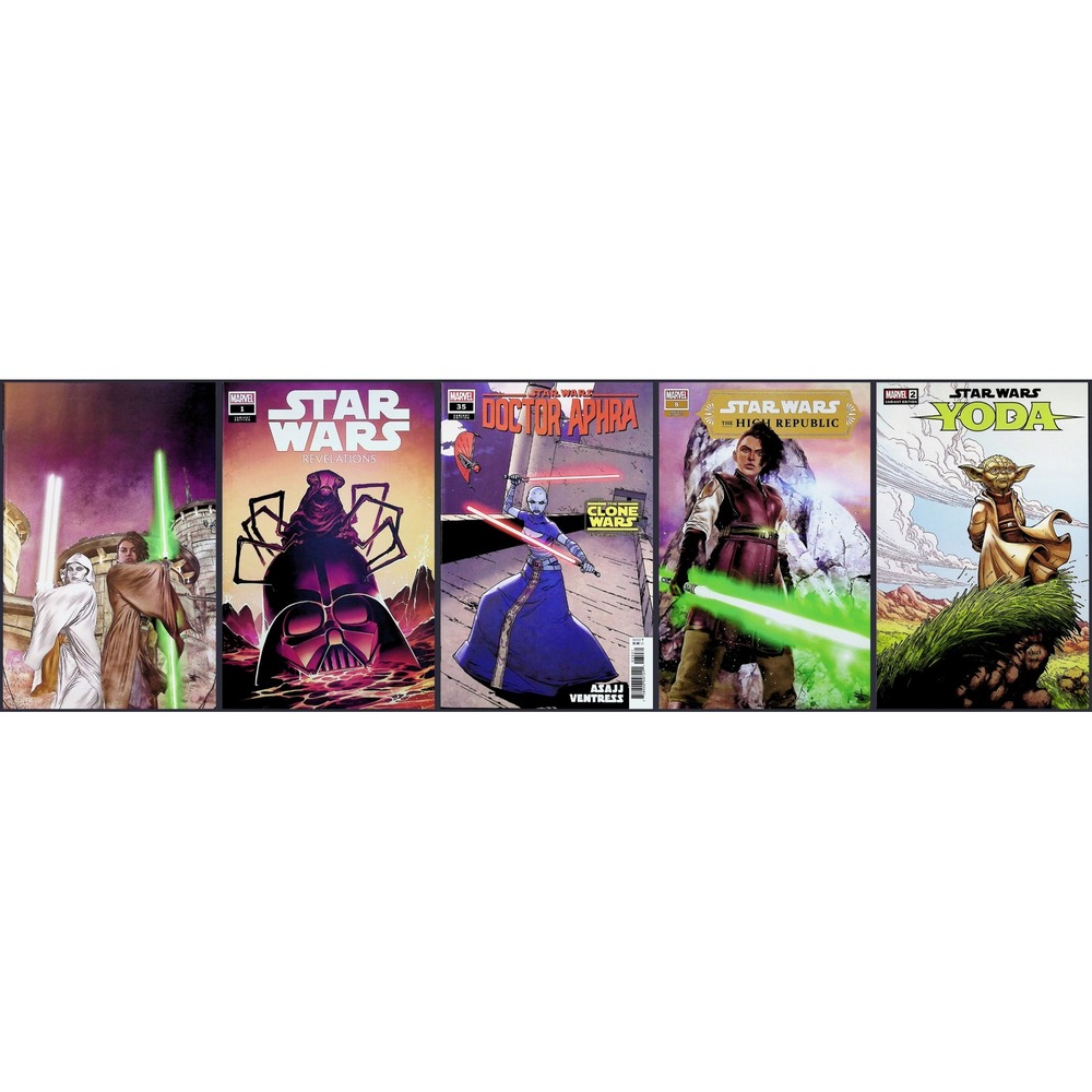 Star Wars: The High Republic, Vol. 1 5X Comic Lot #7H 1E 35C 8D 2E Marvel Comics